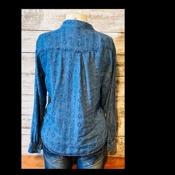 DB Establish 1962 | Denim shirt | Diamond Print | Large - Picture 2 of 4